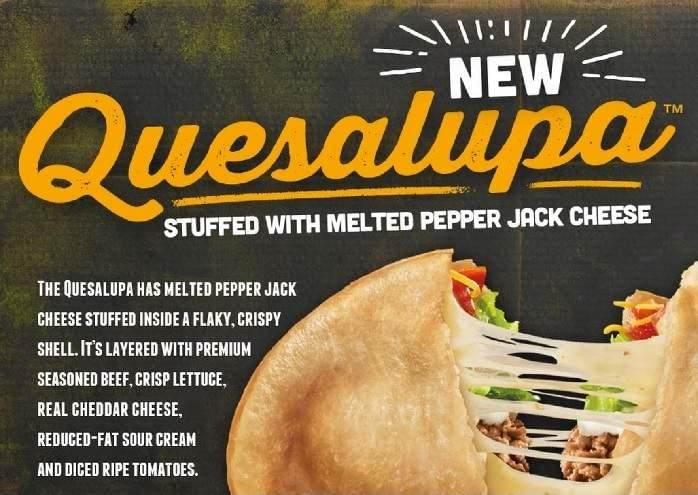 Taco Bell Quesalupa Nutrition Facts