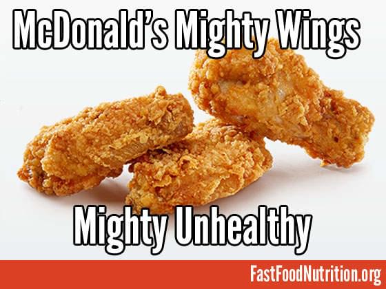 McDonald's Mighty Wings Nutrition Facts