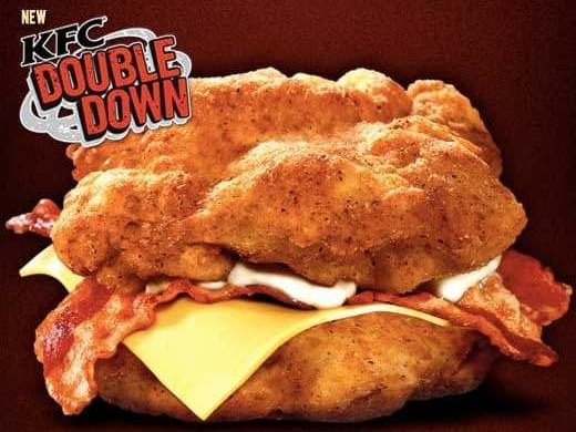 It's Back! KFC Double Down Nutrition Facts