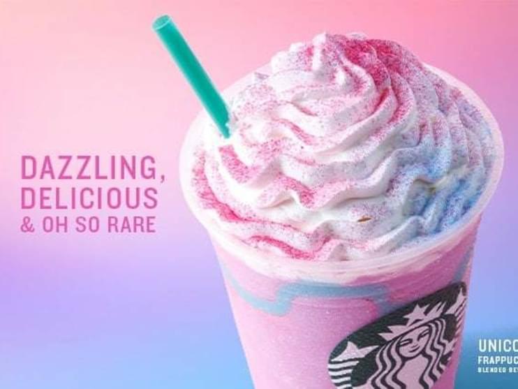 Starbucks Unicorn Frappuccino Calories and Weight Watchers Points