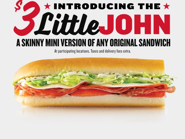 Jimmy John's New Little John Subs Offer a Lower Calorie Alternative