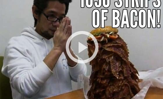 Man Orders Burger With 1,050 Strips Of Bacon