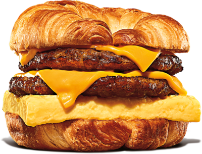 Burger King Double Sausage, Egg & Cheese Croissan'Wich Nutrition Facts